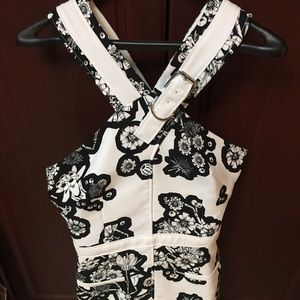 Carven White Floral Printed Dress